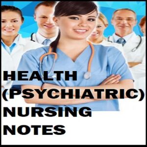 MENTAL HEALTH PSYCHIATRIC NOTES