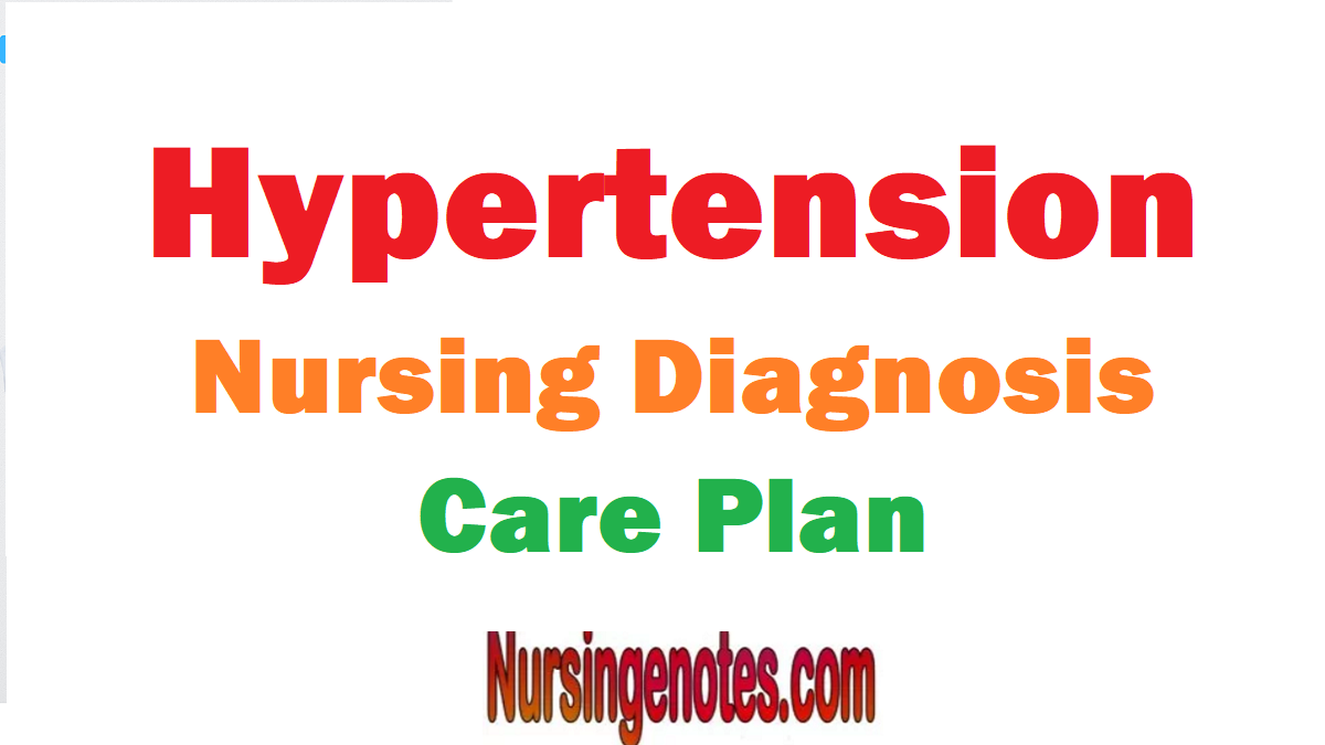 Hypertension 101 Nursing Diagnosis And Hypertension