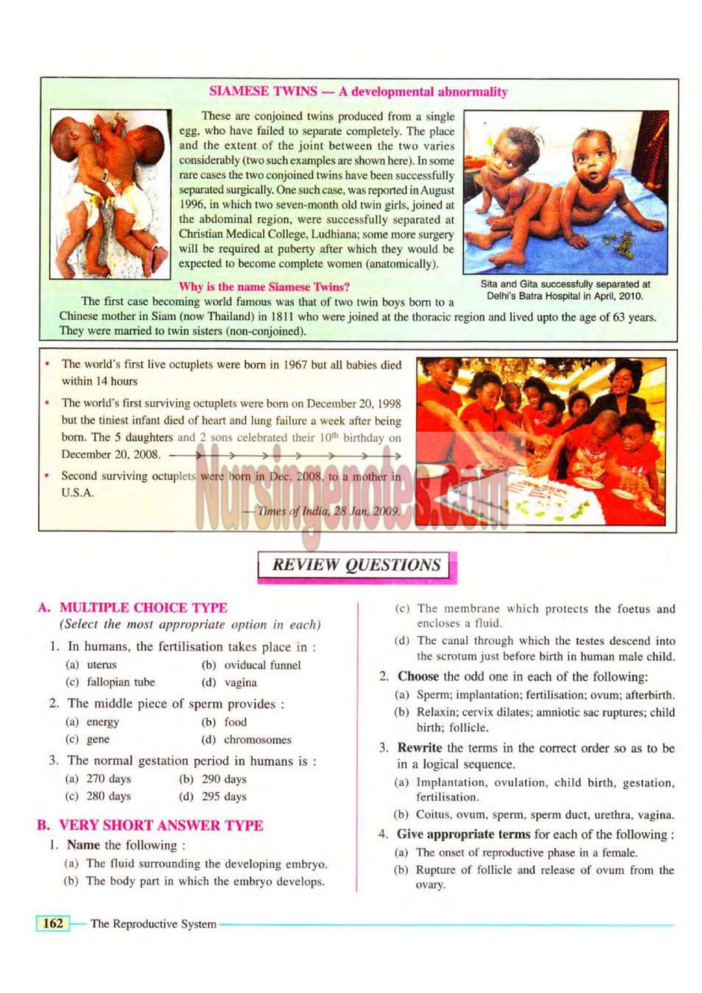 Reproductive System Nursing Notes PDF - NursingNotes